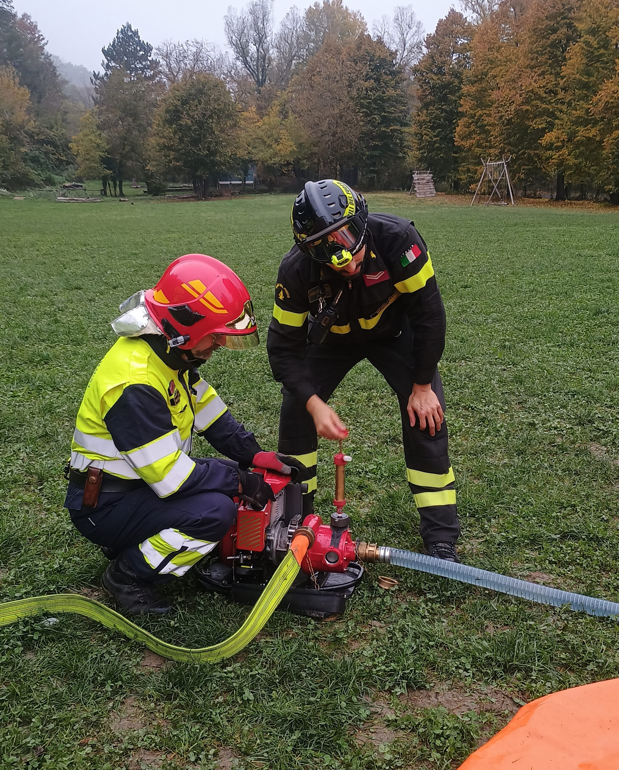 Esercitazione  con Vigili del Fuoco