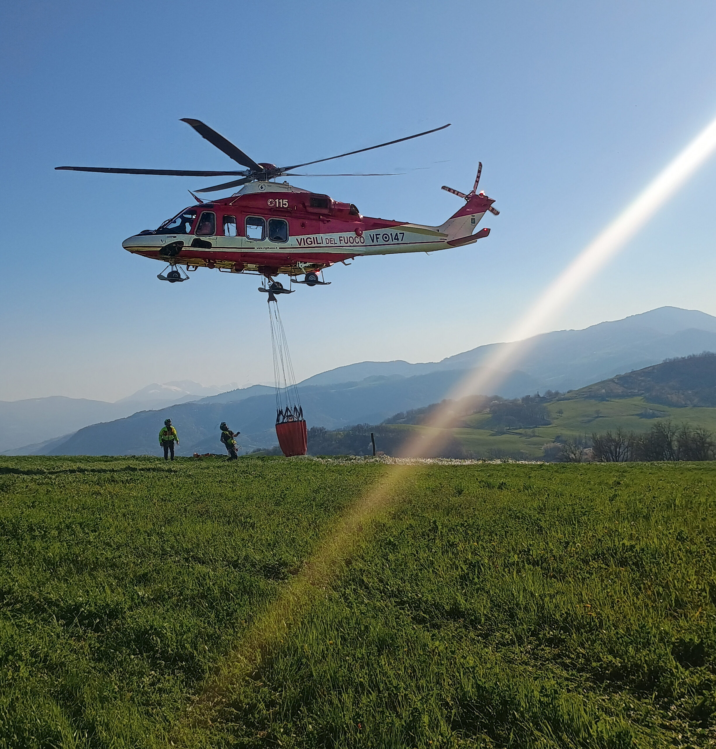 Incendio Boschivo, Bazzano