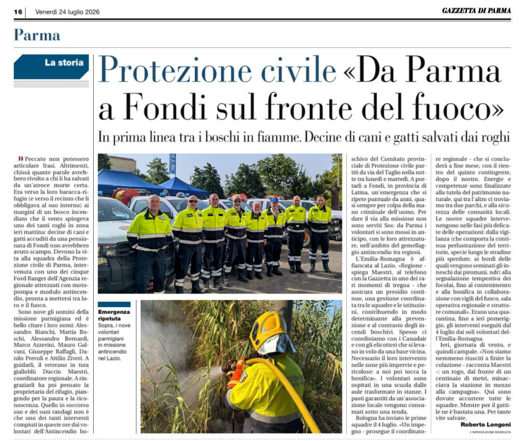 Campagna Antincendio, Fondi, Lazio